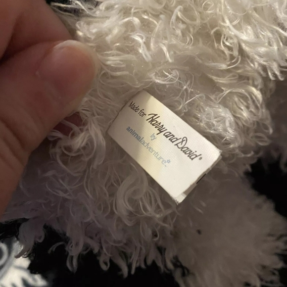 16” Harry & David Animal Adventure Cow Plush Stuffed Animal Black White 2006 Toy - Picture 3 of 4